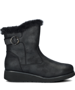 Skechers Keep Sake Wedge gevoerde boots