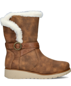 Skechers Keepsake Wedge gevoerde boots
