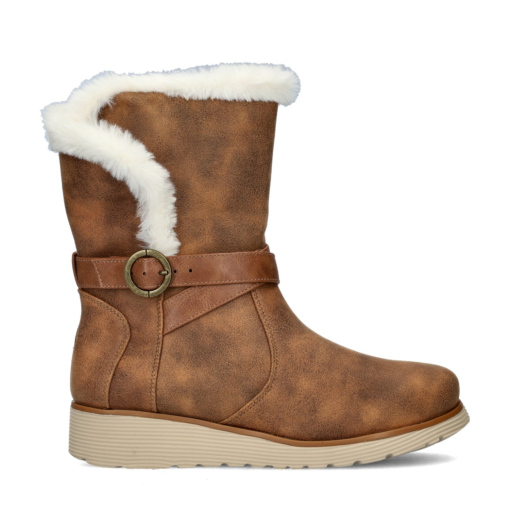 Skechers Keepsake Wedge gevoerde boots