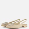 Linea Zeta Slingback Ballerina's beige Suede