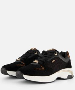 Mexx Pippin Love Sneakers zwart Synthetisch