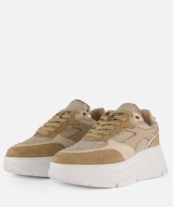 PS Poelman Jana Sneakers beige Leer