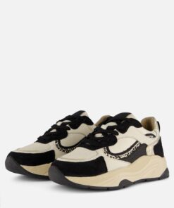 PS Poelman Sneakers zwart Synthetisch