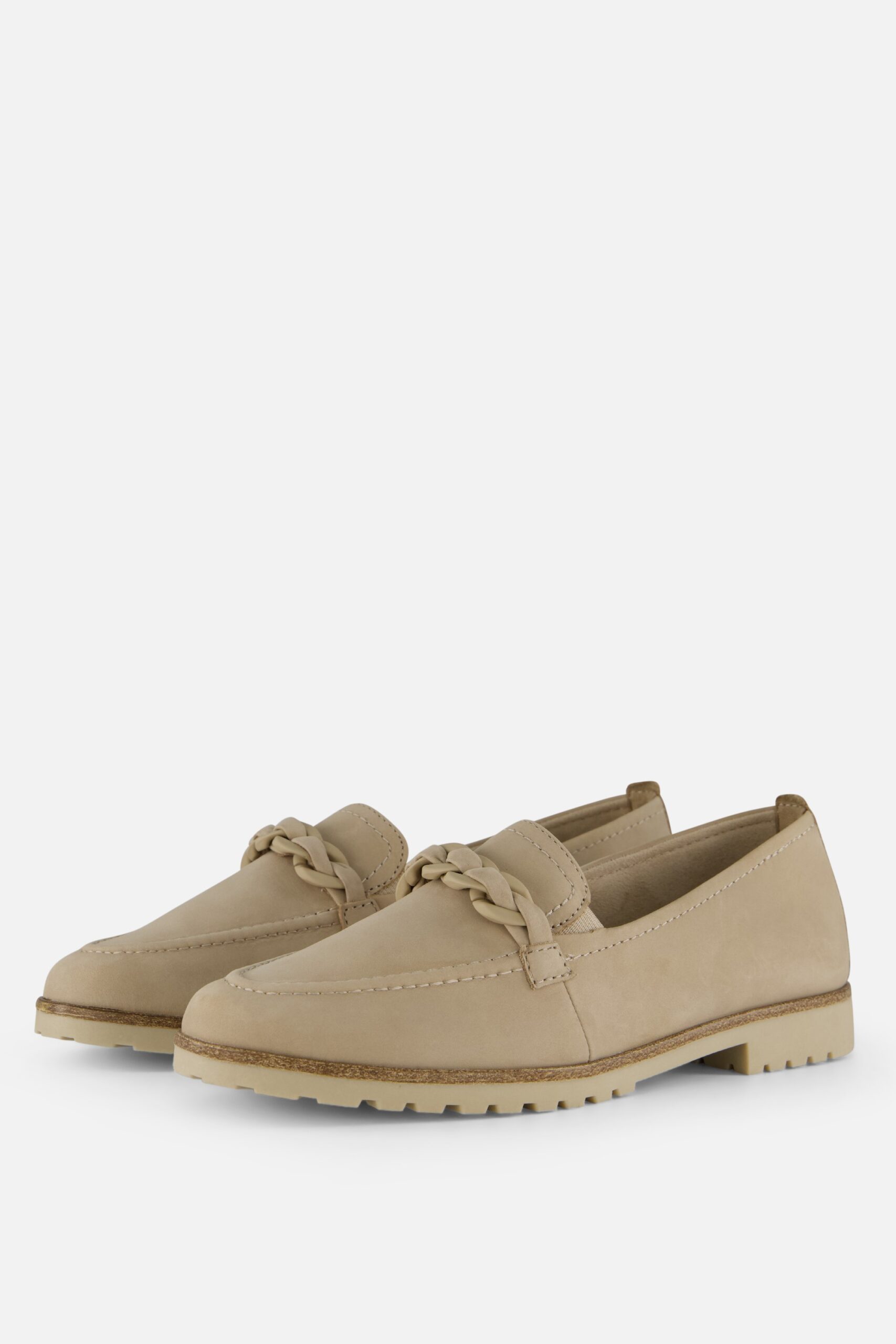 Tamaris Instappers taupe Leer