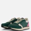 Woden Ronja Reflective Sneakers groen Leer