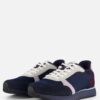 Woden Ronja Sneakers blauw Leer