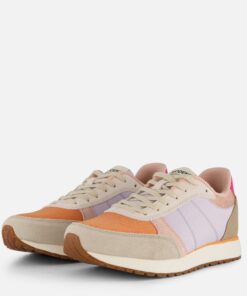 Woden Ronja Sneakers paars Leer
