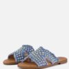 Ann Rocks Denim Slippers blauw Synthetisch