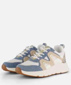Cellini Sneakers blauw Textiel