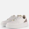 Gabor Leopard Sneakers wit Leer