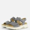 Gabor Sandalen blauw Nubuck