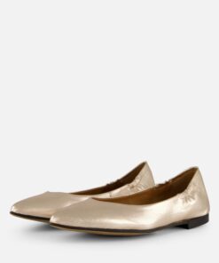 Linea Zeta Ballerina's goud Leer