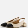 Linea Zeta Slingbacks beige Leer