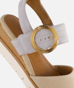 Tamaris Sandalen beige Leer