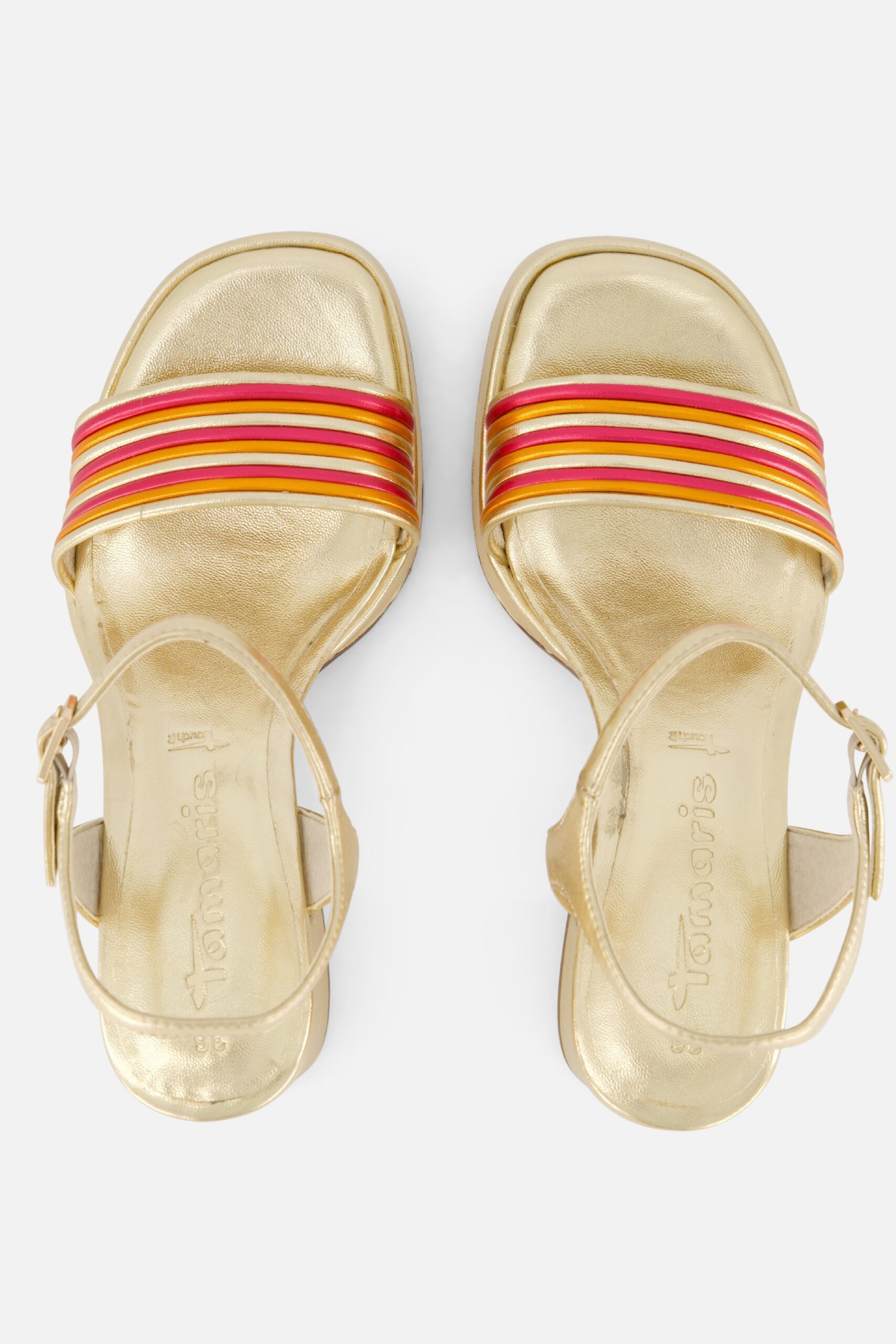 Tamaris Sandalen met hak goud Synthetisch - Image 3