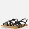 Tamaris Sandalen zwart Leer
