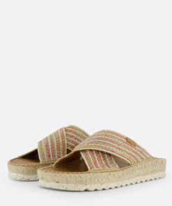 Toni Pons Bali Espadrilles roze Textiel