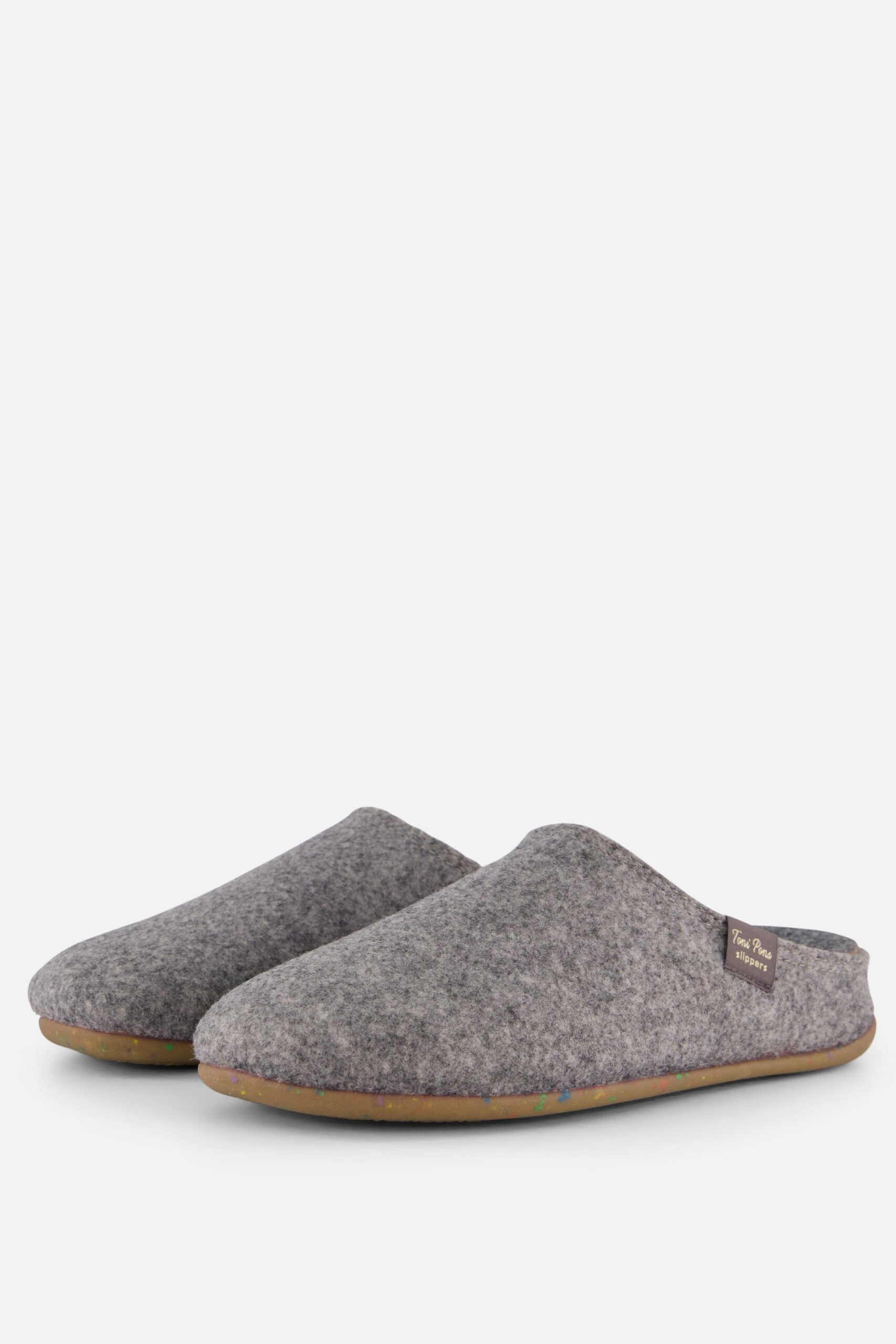 Toni Pons Pantoffels Mona grijs Vilt