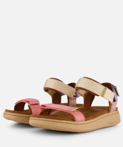 Woden Line LIte Sandalen roze Textiel
