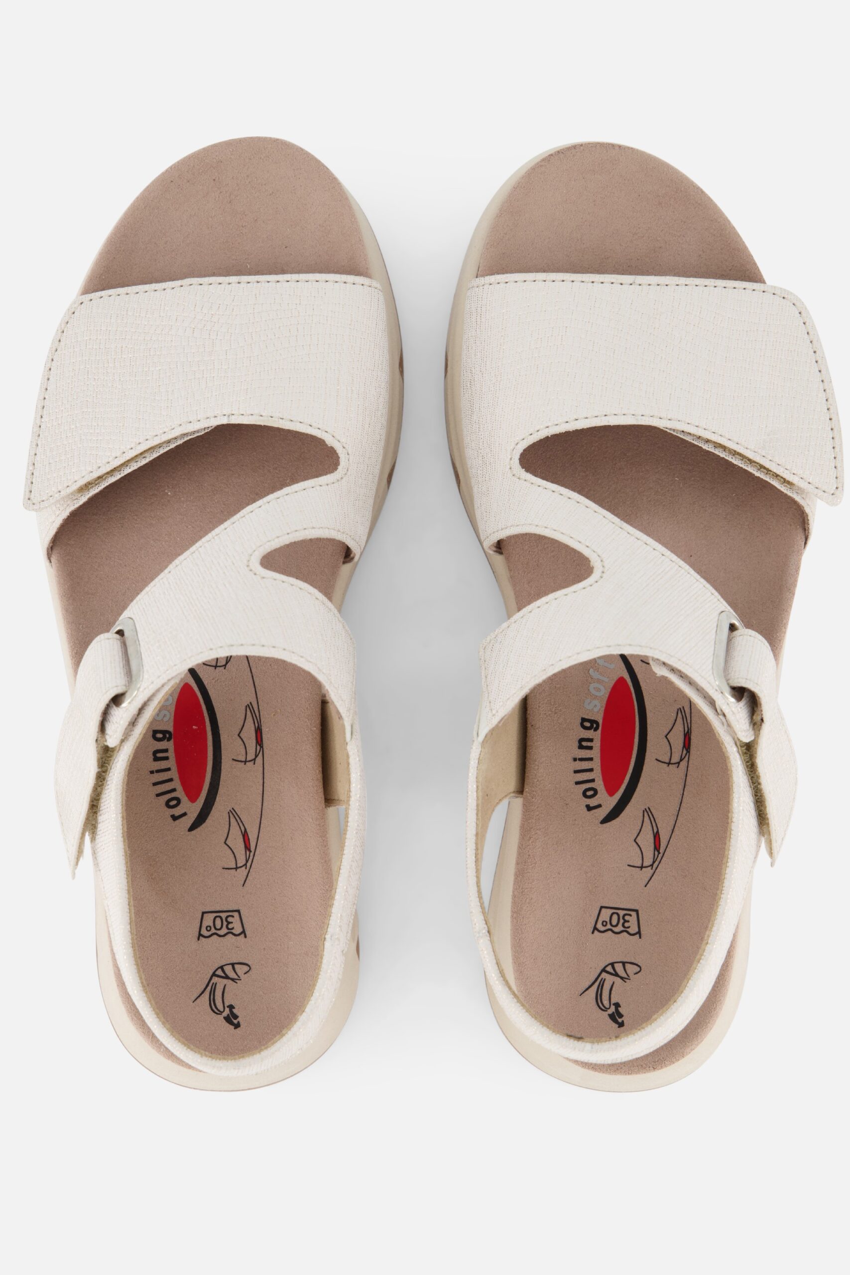Gabor Rollingsoft Sandalen wit Synthetisch - Image 2