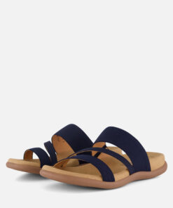 Gabor Sandalen blauw Textiel