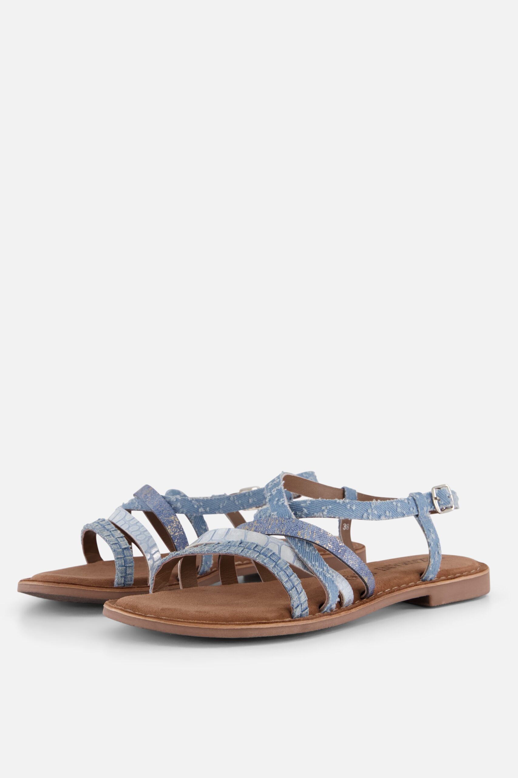 Lazamani Sandalen blauw Synthetisch