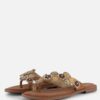Lazamani Slippers beige Synthetisch