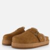Warmbat Warrego Slippers cognac Suede