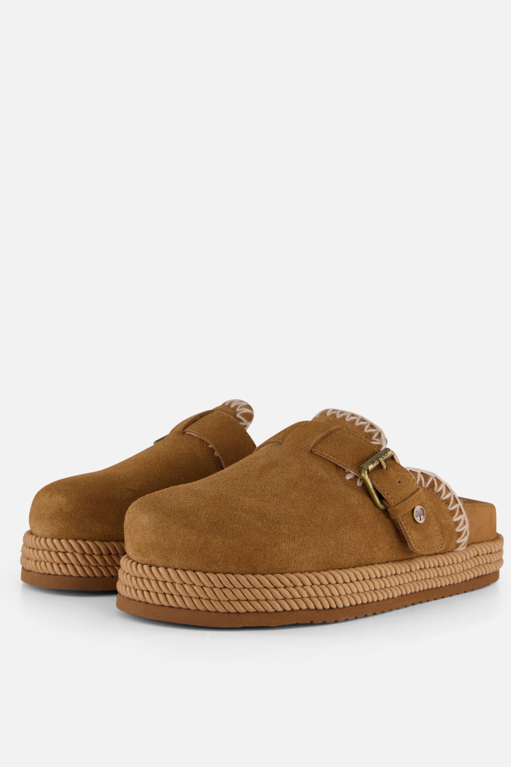 Warmbat Warrego Slippers cognac Suede