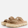 Tamaris Slippers beige Leer