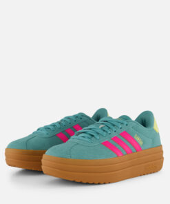 Adidas VL Court Bold Sneakers groen Suede