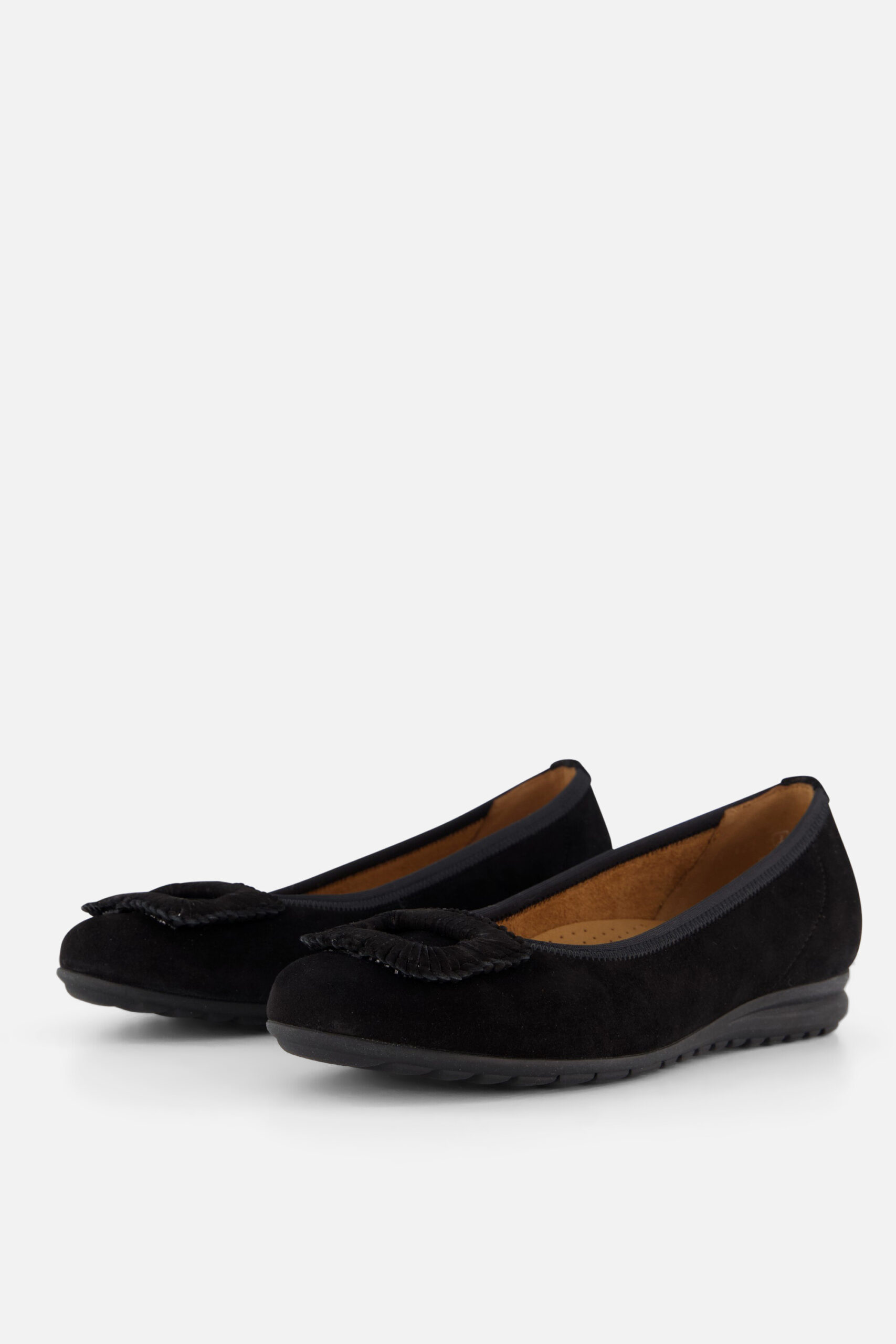 Gabor Instappers zwart Suede