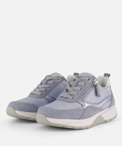 Gabor Rollingsoft Sneakers blauw Nubuck