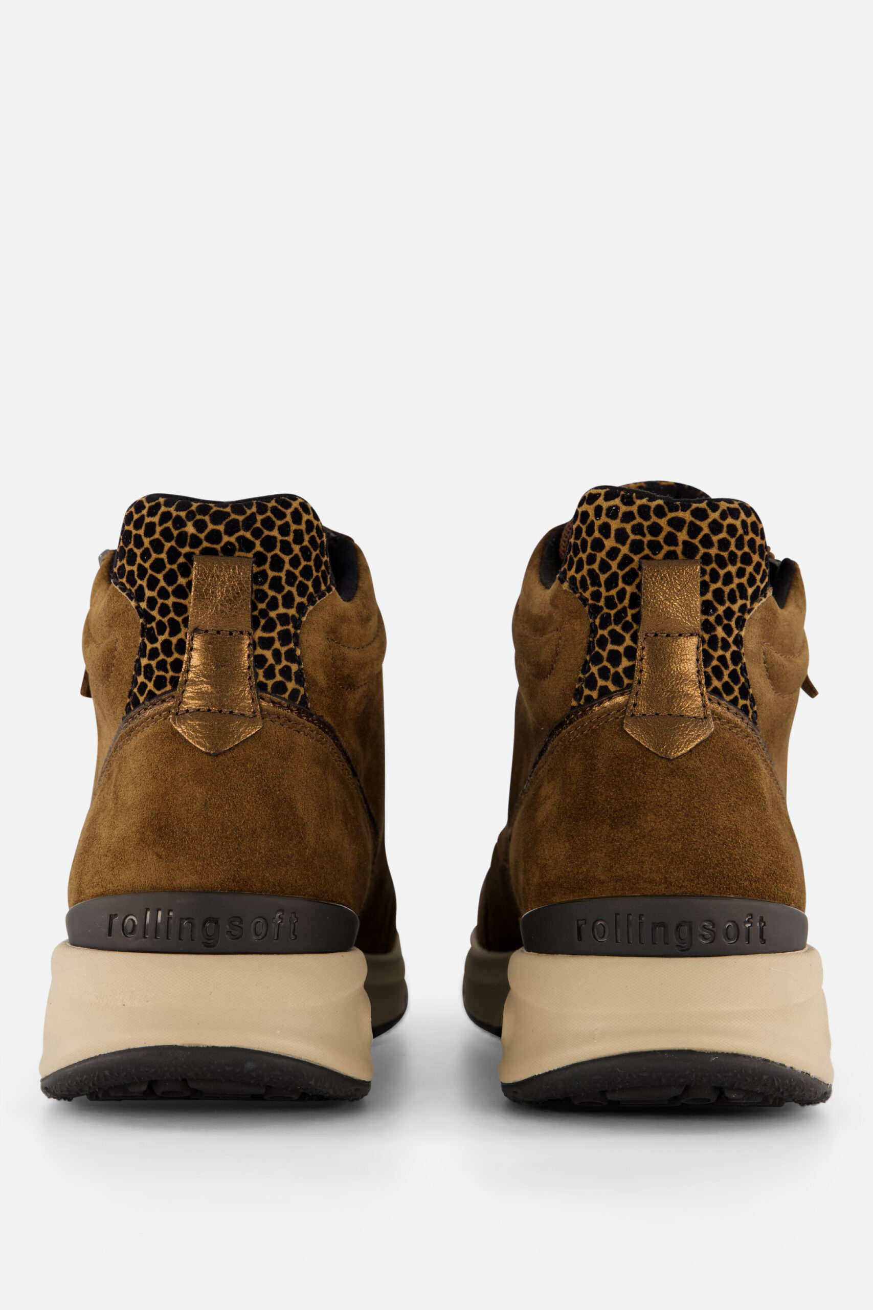 Gabor Rollingsoft Veterboots cognac Suede - Image 2