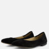 Linea Zeta Ballerina's zwart Suede