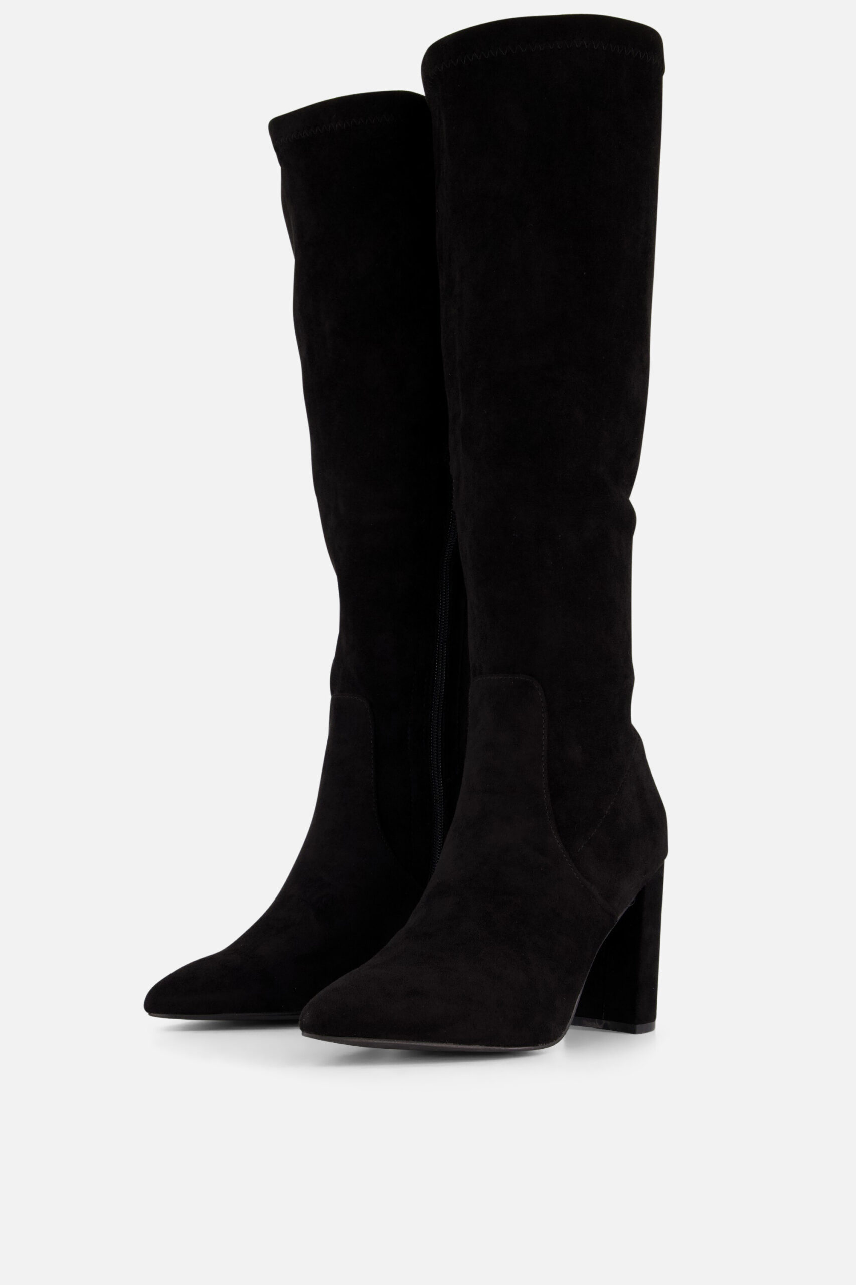 POSH by Poelman Hoge laarzen zwart Textiel