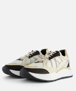 PS Poelman Sneakers zwart Leer