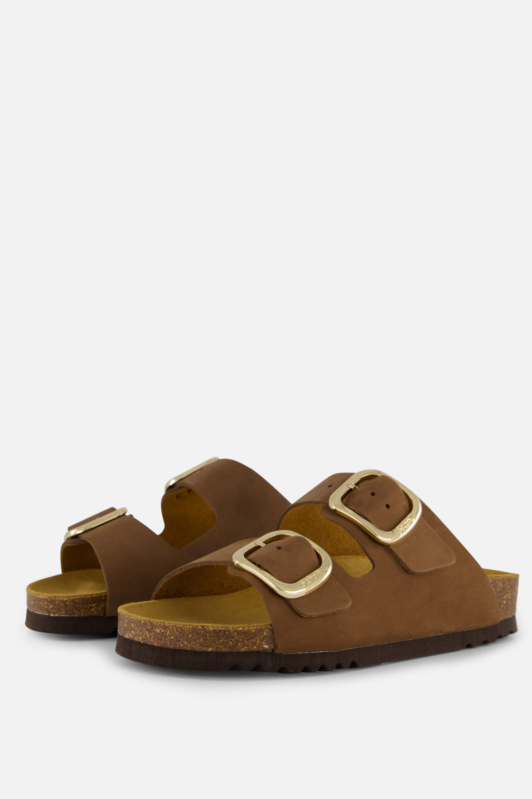 Scholl Noelle Slippers bruin Nubuck