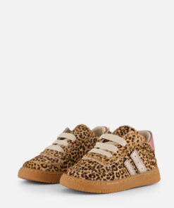 Shoesme Leopard Babyschoenen cognac Suede