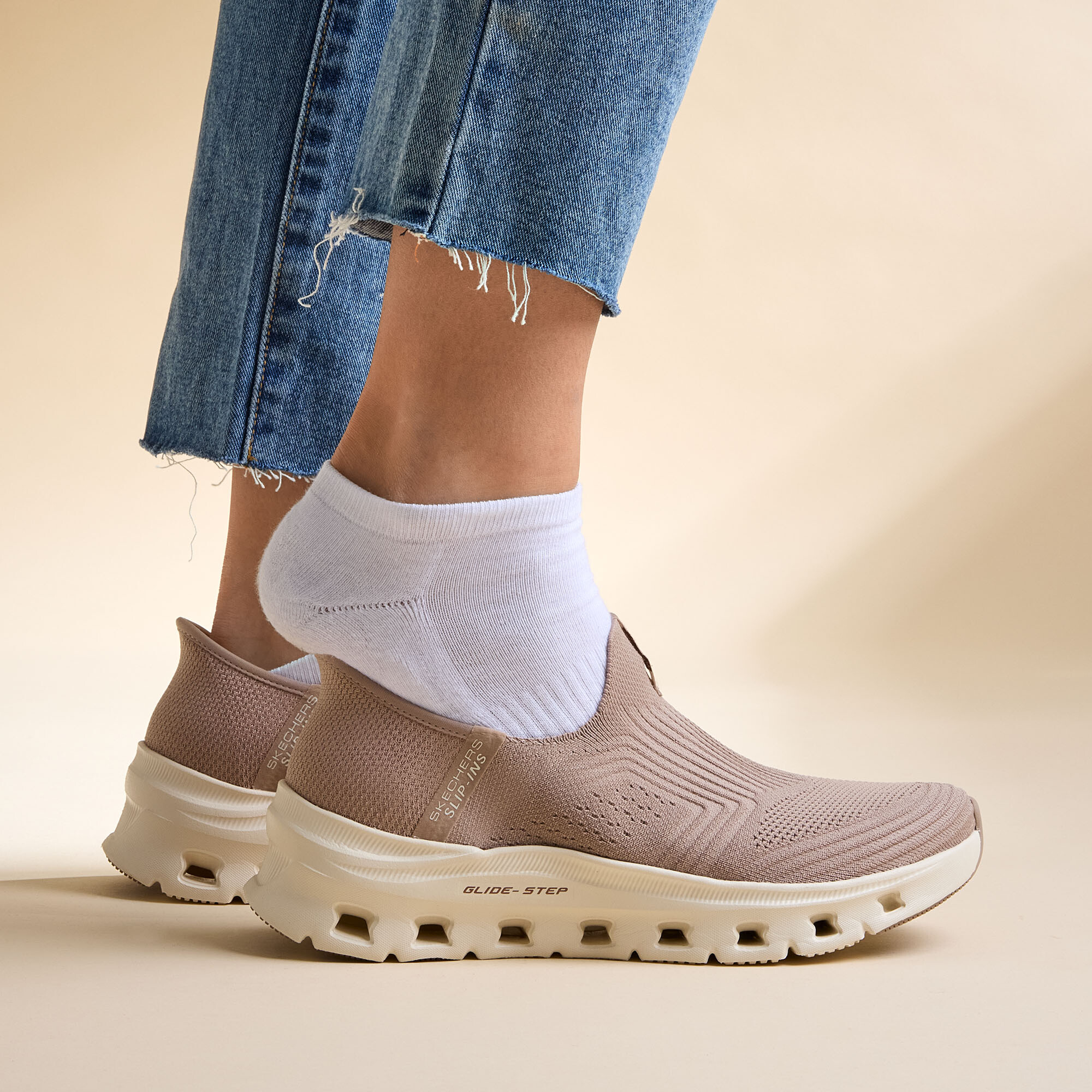 Skechers Slip-ins Glide Step Instappers taupe
