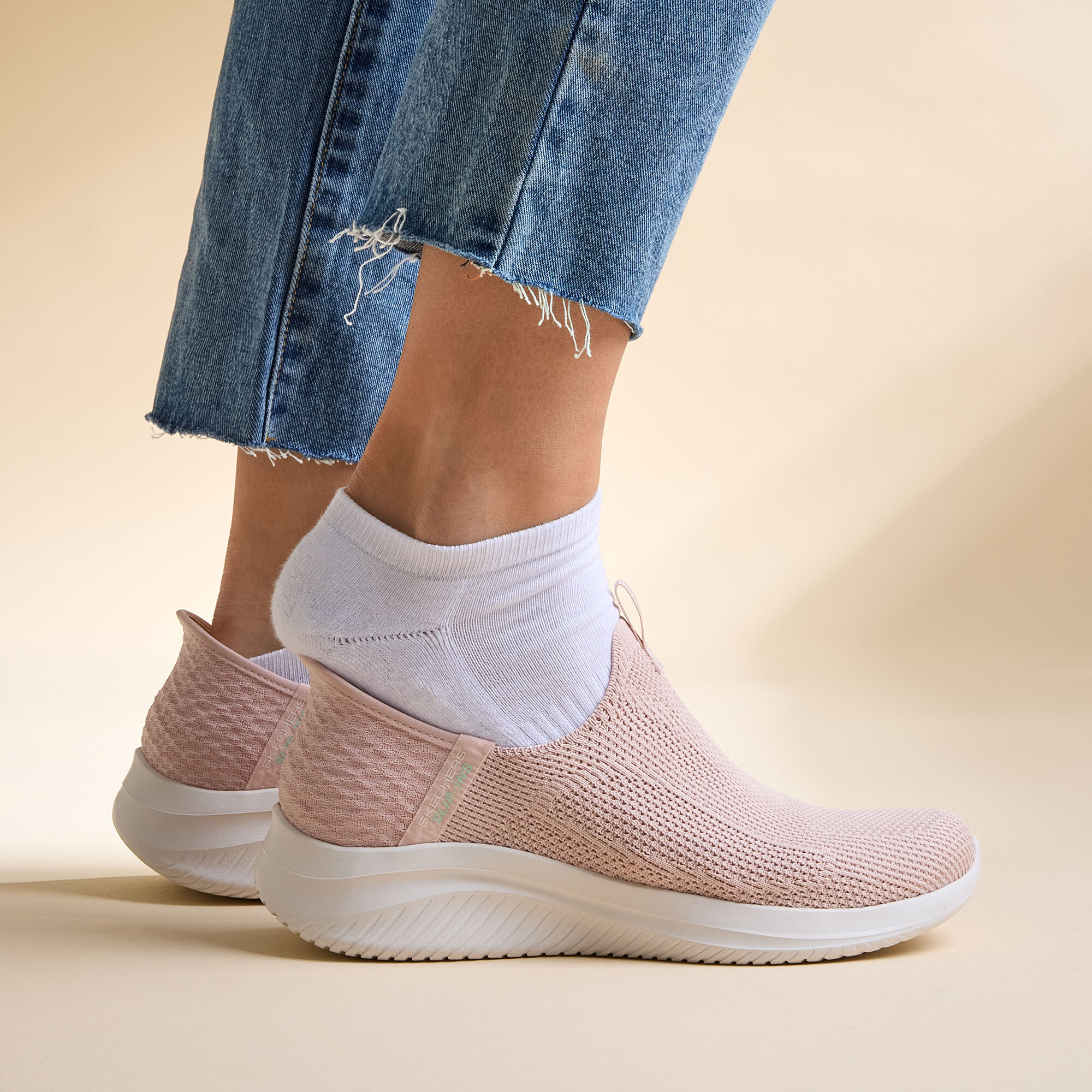 Skechers Slip-ins Ultra Flex Instappers roze