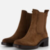 Tamaris Chelsea boots cognac Textiel