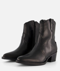 Tamaris Cowboylaarzen zwart Leer