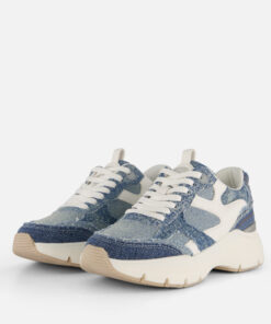 Tamaris Denim Sneakers blauw Synthetisch