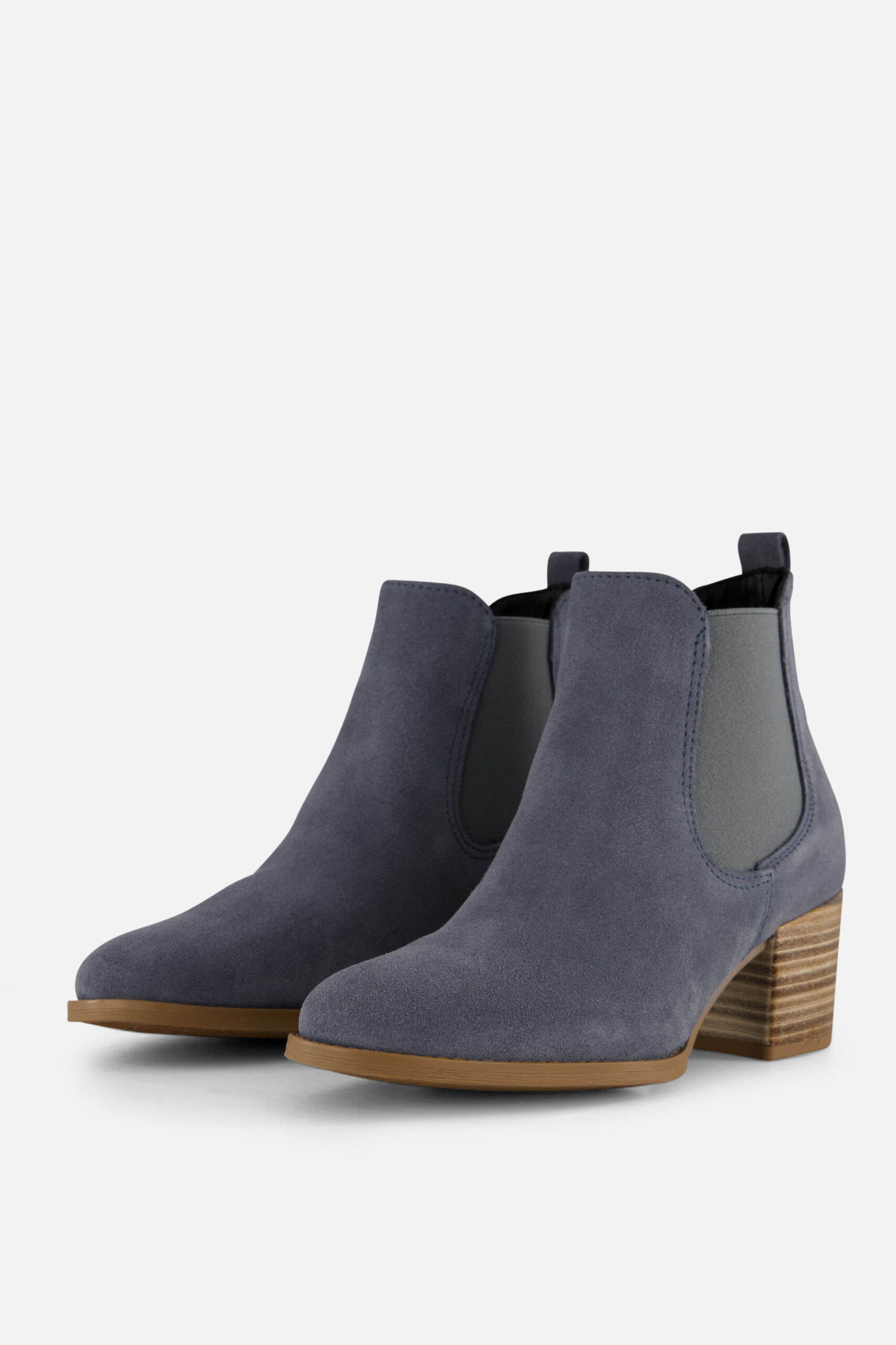 Tamaris Enkellaarsjes blauw Leer