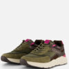 Tamaris Leopard Sneakers groen Textiel