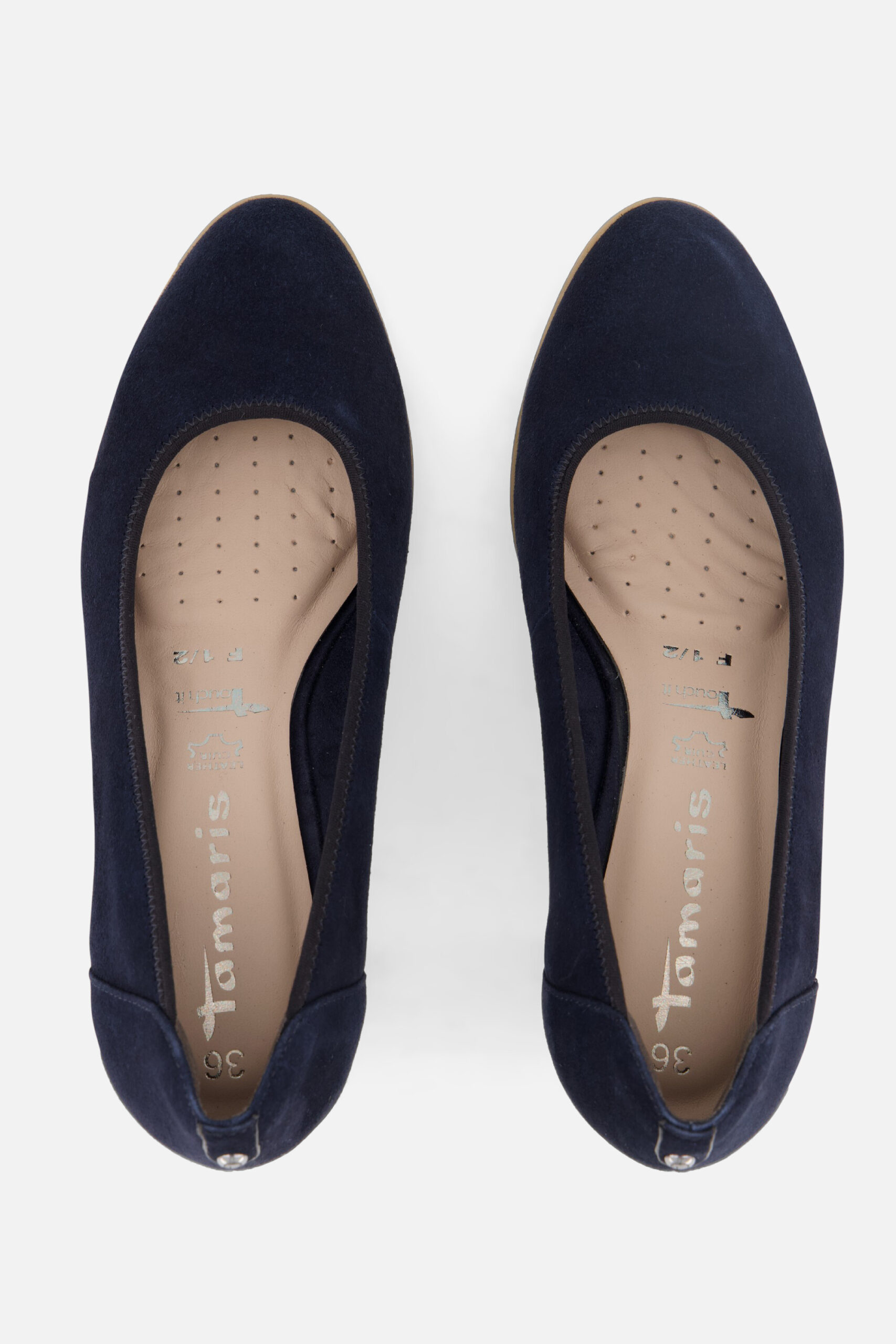 Tamaris Pumps blauw Suede - Image 3