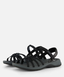 Teva Tirra Traveler Sandalen zwart Textiel
