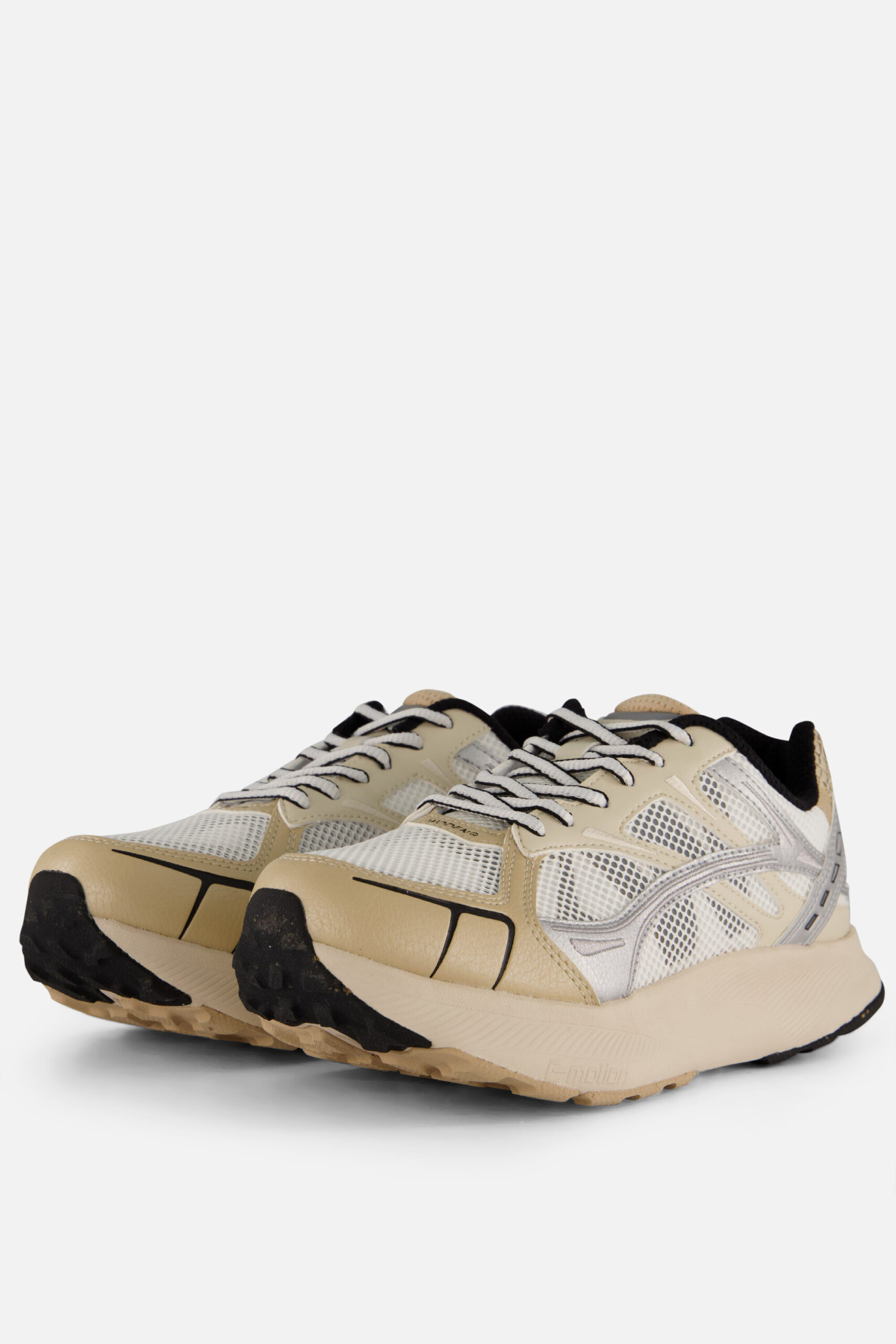 Woden Freja Runner Sneakers beige Leer