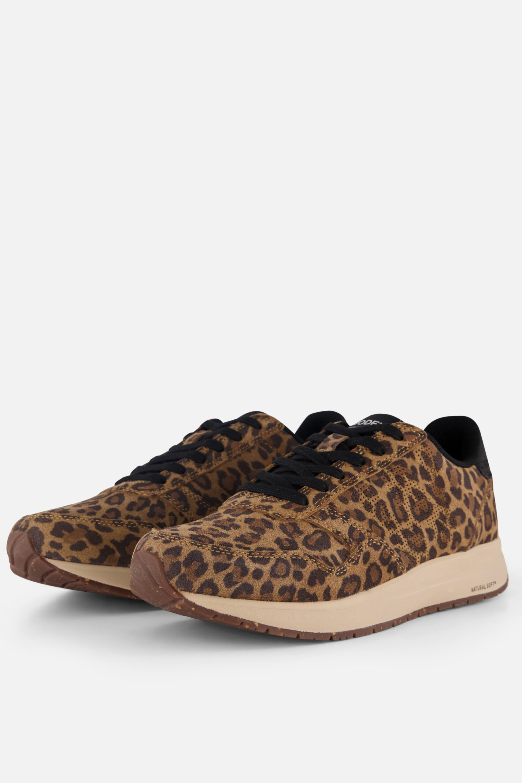 Woden Nicoline Leopard Sneakers bruin Suede